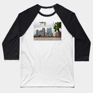 Canary Wharf London Docklands England UK Baseball T-Shirt